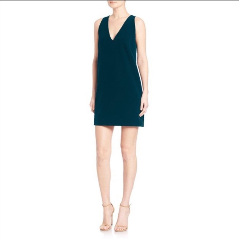 EUC MILLY Modern Shift Dress in Peacock-Sz 4
